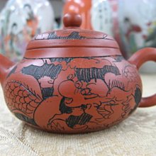 ~順治爺~w047號《手拉胚紫砂壺》紅泥 窯溫高,土胎堅硬. 球孔.220cc‧陸記手拉.氣密止水@888元 歷史價格詳細信息