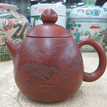 順治爺~w171《早期收藏紫砂壺》大紅朱泥如意套壺（一壺4杯）@7孔.380cc-顧景舟.啜墨看茶@26800元起標 歷史價格詳細信息