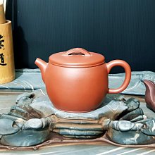 漢瓦·黃金段泥    容量：90cc/雙層蓋·內推球孔此壺為 紫砂 茶具 茶壺 【雅藏館】-1831 歷史價格詳細信息