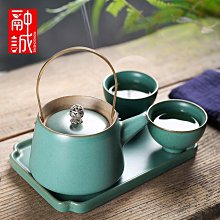 紫砂壺 茶具套裝家用景德鎮琺瑯彩陶瓷茶壺茶杯整套大號涼水壺中式提梁壺 歷史價格詳細信息