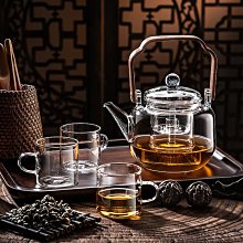 紫砂壺 耐高溫煮茶壺電陶爐養生花茶器家用玻璃提梁壺泡茶燒水壺茶具套裝 價格比較,價格查詢,歷史價格詳細信息