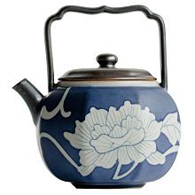 紫砂壺 拓土純手繪堆雕海浪蘇子八方提梁壺陶瓷茶壺單壺家用泡茶壺帶過濾 歷史價格詳細信息