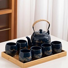 紫砂壺 茶具套裝家用景德鎮琺瑯彩陶瓷茶壺茶杯整套大號涼水壺中式提梁壺 歷史價格詳細信息