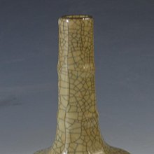 南宋官窯粉青釉花觚 古董古玩收藏品真品 仿古瓷器 宋瓷擺件 歷史價格詳細信息