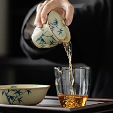 陶川 純手繪紫色花口品茗杯輕奢復古主人杯陶瓷功夫茶具單杯茶杯 歷史價格詳細信息