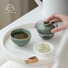陶川 旅行茶具套裝戶外旅游便攜包草木灰露營泡茶快客杯一壺三杯 歷史價格詳細信息