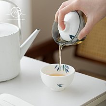 陶川 純手繪紫色花口品茗杯輕奢復古主人杯陶瓷功夫茶具單杯茶杯 歷史價格詳細信息