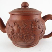 順治爺~w171《早期收藏紫砂壺》大紅朱泥如意套壺（一壺4杯）@7孔.380cc-顧景舟.啜墨看茶@26800元起標 歷史價格詳細信息