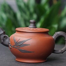 【敦敦壺】-竹節壺~140cc朱泥茶壺(Z367) 歷史價格詳細信息