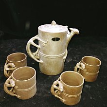 茶壺茶杯組(14)~大同磁器~松鶴延年~華淵電機公司 敬贈~茶壺*1+茶杯*6+杯蓋*6合售~懷舊.擺飾.道具 歷史價格詳細信息