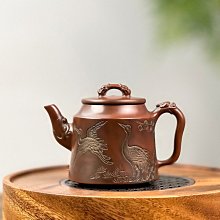 茶具 名家原礦高溫青灰泥紫砂壺純全手工泥繪 云中意高石瓢茶壺 歷史價格詳細信息