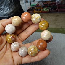 《藍晶寶石玉石特賣區》→〈手鍊系列〉→天然明顯玉化菊花玉髓20mm手珠鍊→X1327 價格比較,價格查詢,歷史價格詳細信息