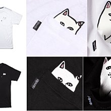 RIP N DIP 中指貓 口袋 短T 黑 白 粉紅 水藍 S~XL 價格比較,價格查詢,歷史價格詳細信息