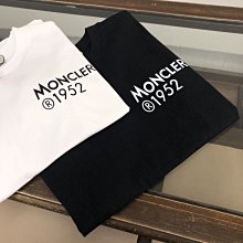 蒙口短袖T恤MONCLER新款情侶款短袖T恤時尚小熊印花設計寬鬆顯瘦T恤上衣2色 歷史價格詳細信息