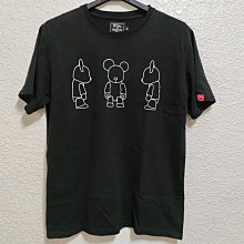 ☆二手品 Qee熊 香港潮牌 3隻熊 黑色 短袖T恤(L)☆ 價格比較,價格查詢,歷史價格詳細信息