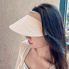 顯臉小空頂帽女夏天韓版大帽簷防曬草帽遮臉貝殼帽抗UV遮陽帽潮 歷史價格詳細信息