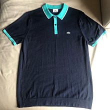 [品味人生]保證正品 Lacoste 黑色 經典鱷魚 短袖T恤 size M 歷史價格詳細信息