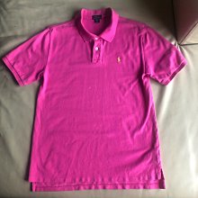 Polo Ralph Lauren 桃紅色網眼材質polo衫 專櫃小馬logo 肩寬48cm 胸寬60cm 衣長73cm  適合38腰圍 105-110公斤穿著 歷史價格詳細信息
