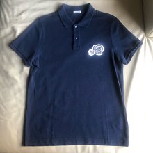 [品味人生]保證正品 Moncler 橘色 綠領  短袖POLO衫 size 14 適合 S 或 XS 歷史價格詳細信息