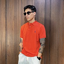 全新  Ralph Lauren POLO  橘底綠大馬  POLO衫 .CUSTOM FIT 歷史價格詳細信息