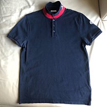 [品味人生2]保證正品 Moncler 深藍色  短袖POLO衫 size L 但適合 M 歷史價格詳細信息