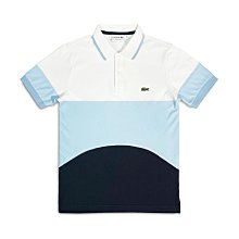[全新品] Lacoste 法國鱷魚 白色素面網眼POLO衫 右領上繽紛七色LOGO刺繡 電刻釦LOGO XL號 歷史價格詳細信息