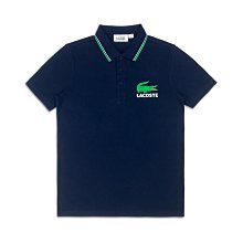 [全新品] Lacoste 法國鱷魚 白色素面網眼POLO衫 右領上繽紛七色LOGO刺繡 電刻釦LOGO XL號 歷史價格詳細信息