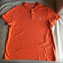 [品味人生]保證正品 Moncler 橘色 綠領  短袖POLO衫 size 14 適合 S 或 XS 歷史價格詳細信息