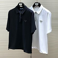 普拉達 - 2024ss龍年賀歲款春夏精品短袖T恤 官網同步 高端品質 頂級絲光棉面料，，時尚大牌重工藝logo設計，手感柔軟細膩 NO15514 歷史價格詳細信息