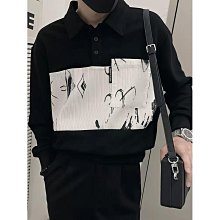 2024秋冬季 時尚潮流 純色 套頭針織衫 男士 潮流 帥氣 寬松 休閑毛衣 外套 歷史價格詳細信息