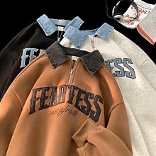 休閒學院風格貼布繡顯瘦POLO純色棉質上衣(黑.灰XL-4L)-H78熊衣褲語 歷史價格詳細信息