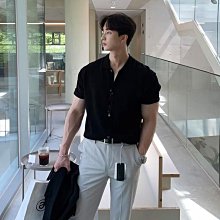 輕熟風POLO衫男夏季薄款潮牌潮流翻領ins休閒成熟短袖T恤帥氣-22號穿搭 歷史價格詳細信息