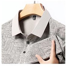 男士商務休閒polo冰絲翻領t恤男M-3XL 2023夏季潮流polo短袖速乾t恤男士上 歷史價格詳細信息