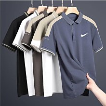拼接撞色休閒短袖 POLO 衫 POLO 襯衫-至簡原創 歷史價格詳細信息