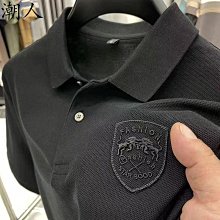 polo衫短袖男夏季寬鬆刺繡重磅青少年t恤學院風撞色短袖體恤潮牌-至簡原創 歷史價格詳細信息