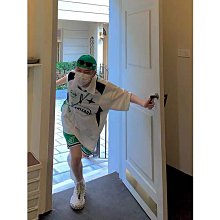 N02美式復古拼接撞色賽車POLO領短袖男女寬鬆休閒T恤-22號穿搭 價格比較,價格查詢,歷史價格詳細信息