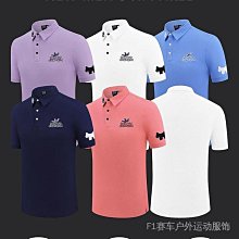 新款高爾夫男士短袖上衣男士速乾透氣排汗面料 Polo 衫印花 T 恤薄款-22號穿搭 歷史價格詳細信息