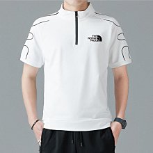 POLO衫 半拉鍊POLO衫 M-5XL氣質型男素色百搭翻領短袖Polo衫 青年男士休閒修身潮流半拉鍊純棉短袖t恤-至簡原創 歷史價格詳細信息