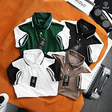 男士polo衫 SX碼 男修身條紋潮牌半袖T恤純色短袖翻領T恤上衣男夏季t恤男士棉寬鬆珠地棉-正正男裝 歷史價格詳細信息