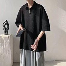 男士襯衫新款風格夏季短袖格子百搭襯衫休閒寬鬆韓版外套上衣潮流-22號穿搭 歷史價格詳細信息