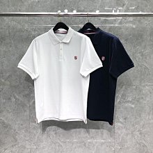 TB THOM珠地布翻領短袖男高級感T恤商務休閒時尚POLO衫上衣-22號穿搭 歷史價格詳細信息