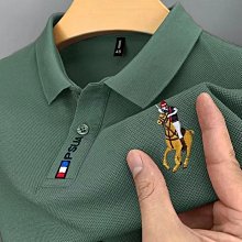 夏季男士新款短袖T恤 翻領polo衫 潮流休閒短袖帥氣男裝薄款polo領-22號穿搭 歷史價格詳細信息