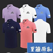 新款高爾夫男士短袖上衣男士速乾透氣排汗面料 Polo 衫印花 T 恤薄款-22號穿搭 歷史價格詳細信息