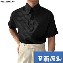 男士 Polo 襯衫拉鍊休閒翻領 Polos 襯衫上衣夏季短袖套頭衫商務襯衫-至簡原創 歷史價格詳細信息