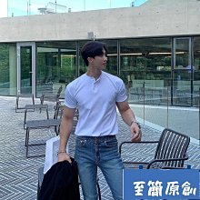 立領polo衫男士T恤帥氣上衣短袖T恤男生衣著 男士T恤短袖男立領夏裝男 商務休閒短袖polo衫夏天上衣服 歷史價格詳細信息