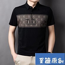 男裝 男裝polo衫夏季新款簡約百搭寬松純棉短袖t恤男 歷史價格詳細信息