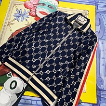 【BLACK A】GUCCI 23FW新款 雙面穿GG馬海毛羊毛混紡開襟外套 深灰x乳白色 價格私訊 歷史價格詳細信息