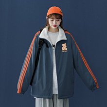 『浪子的衣廚』冬季新品 韓版潮流 寬鬆百搭 情侶翻領菱格棉衣 加厚工裝上衣 防寒外套 風衣 夾克MY405 歷史價格詳細信息