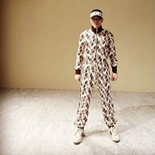 Gucci×The North Face 聯名 森林印花 拉鍊運動外套 山系 二手美品 歷史價格詳細信息