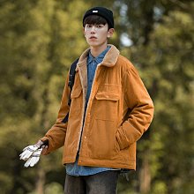 男秋冬外套 厚外套 男士外套 潮牌百搭休閒韓版外套夾克外套 連帽夾克男生外套 搖粒絨羽絨保暖棉服棉衣男生上衣 歷史價格詳細信息